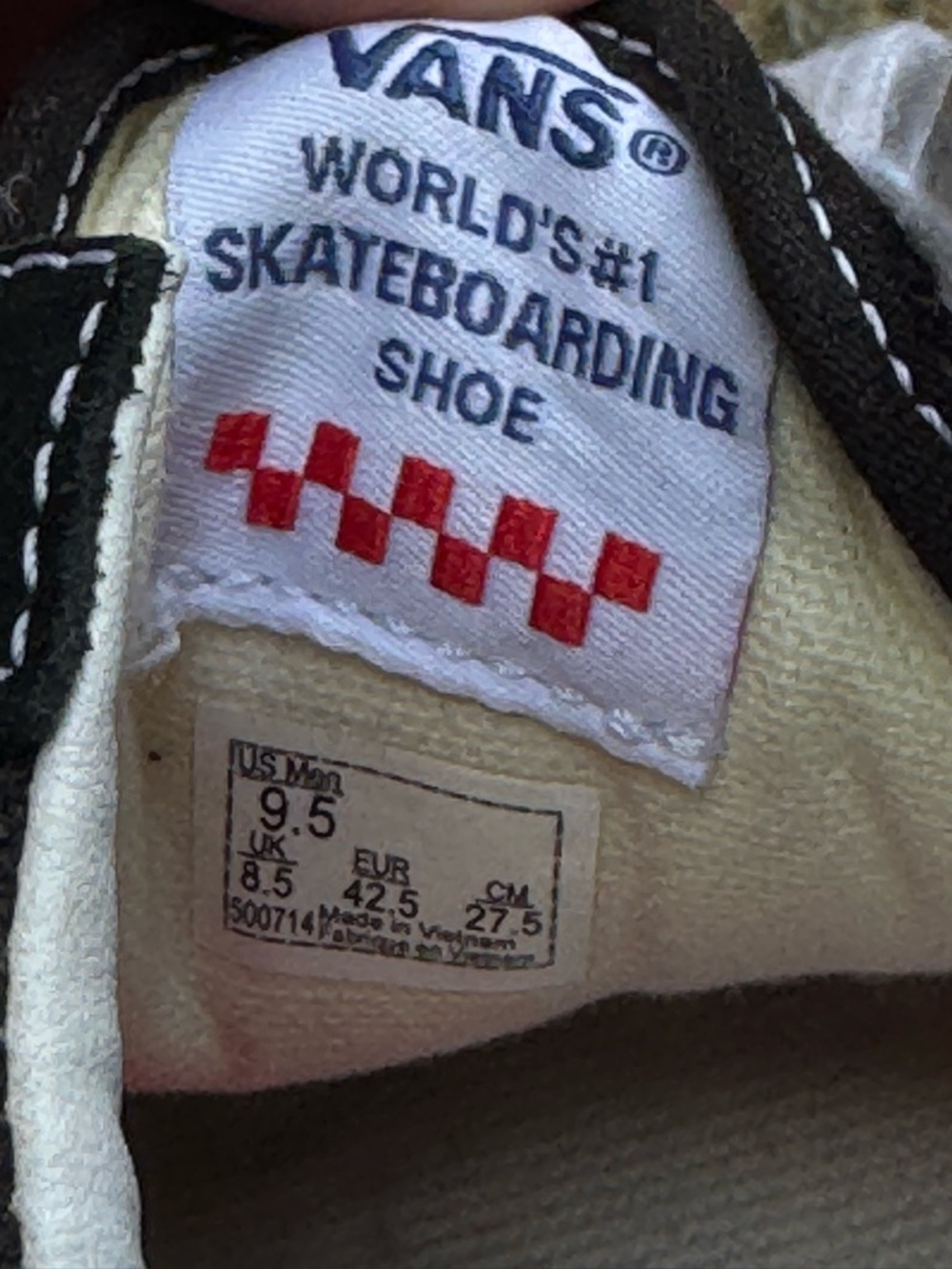 Vans Skate Old Skool Skate Shoe - Black - Picture 9 of 10
